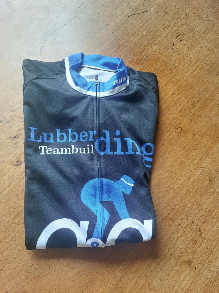 Wielershirt Duell, maat 2XL (draagt als L), Fietsen en Brommers, Fietsaccessoires | Fietskleding, Ophalen of Verzenden