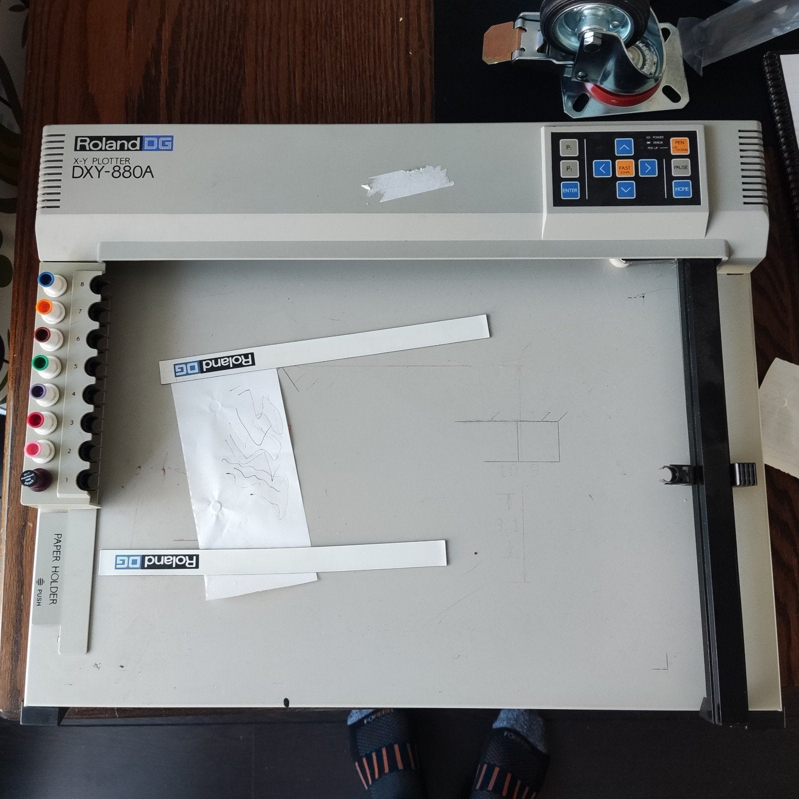 Roland DXY-880A Pen Plotter - Ongetest, voor de liefhebber, Computers en Software, Overige Computers en Software, Ophalen