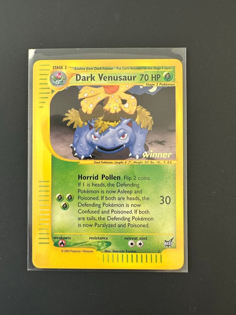 Dark venusaur winner, Ophalen of Verzenden, Nieuw, Losse kaart