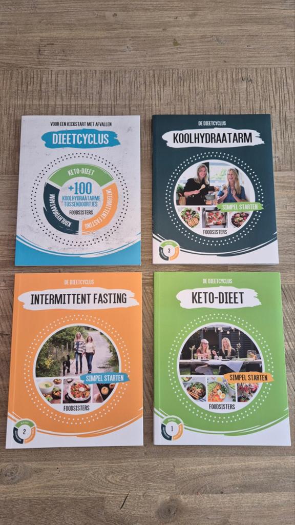 Foodsisters - Dieetcyclus (4 boeken), Boeken, Ophalen of Verzenden, Zo goed als nieuw, Dieet en Voeding, Foodsisters