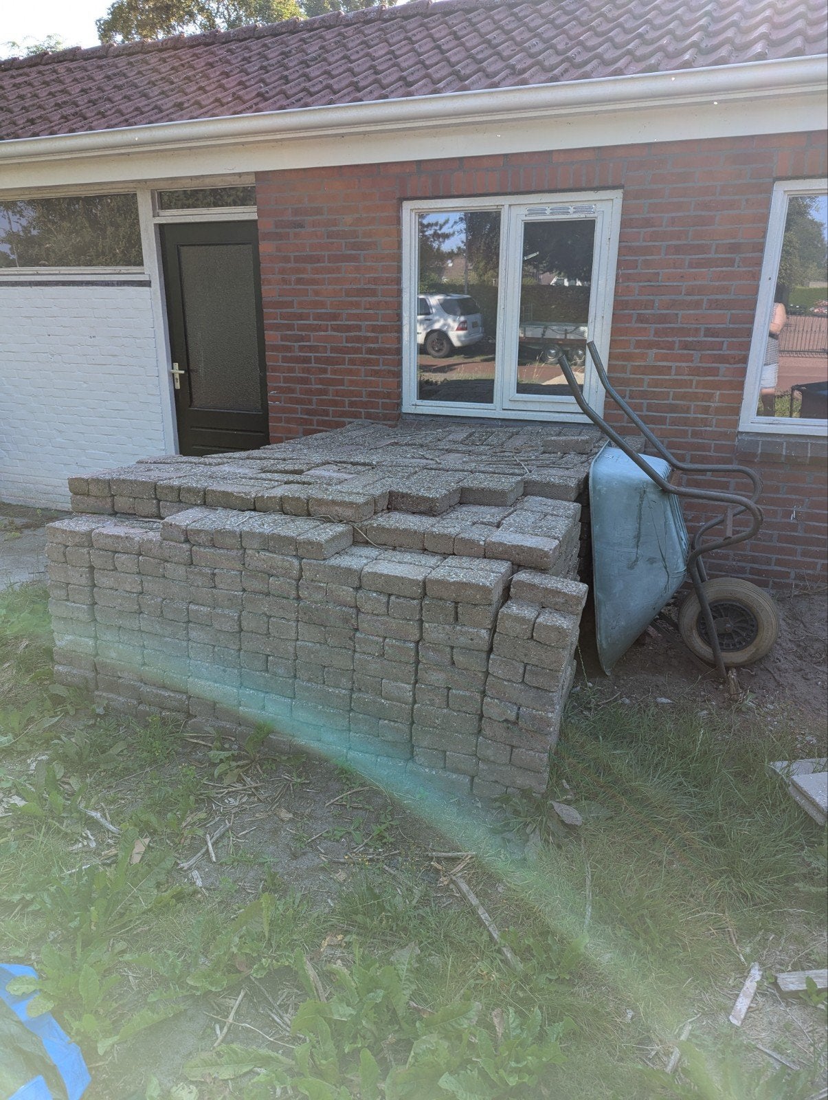 klinkers ruim 20m², Ophalen, Gebruikt, Klinkers, 10 m² of meer