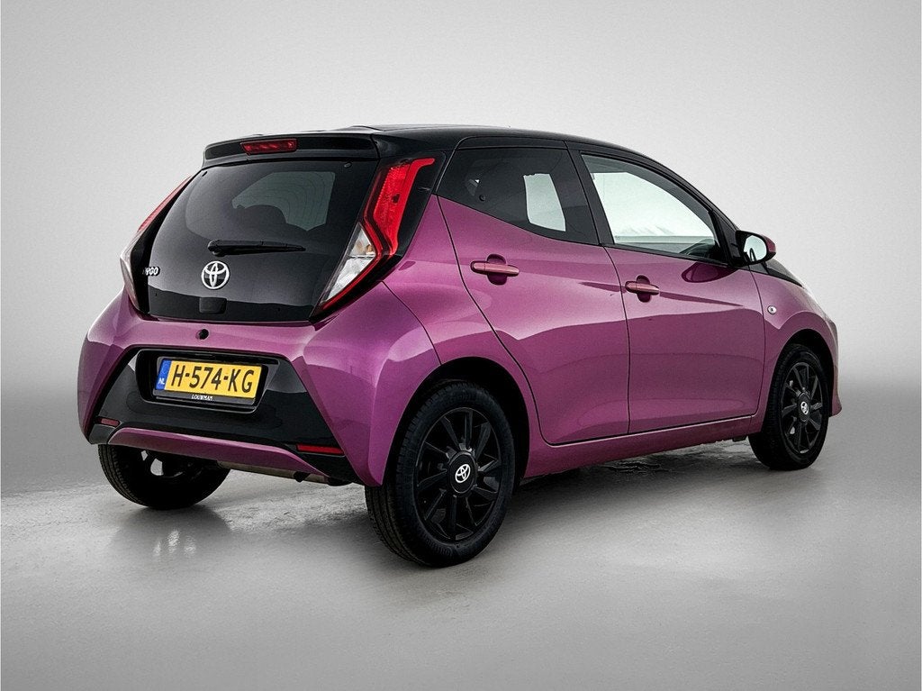 Toyota Aygo 1.0 VVT-i x-Cite | Dealer onderhouden | Apple Ca, Auto's, Toyota, Voorwielaandrijving, 12 maanden, Gebruikt, Overige kleuren