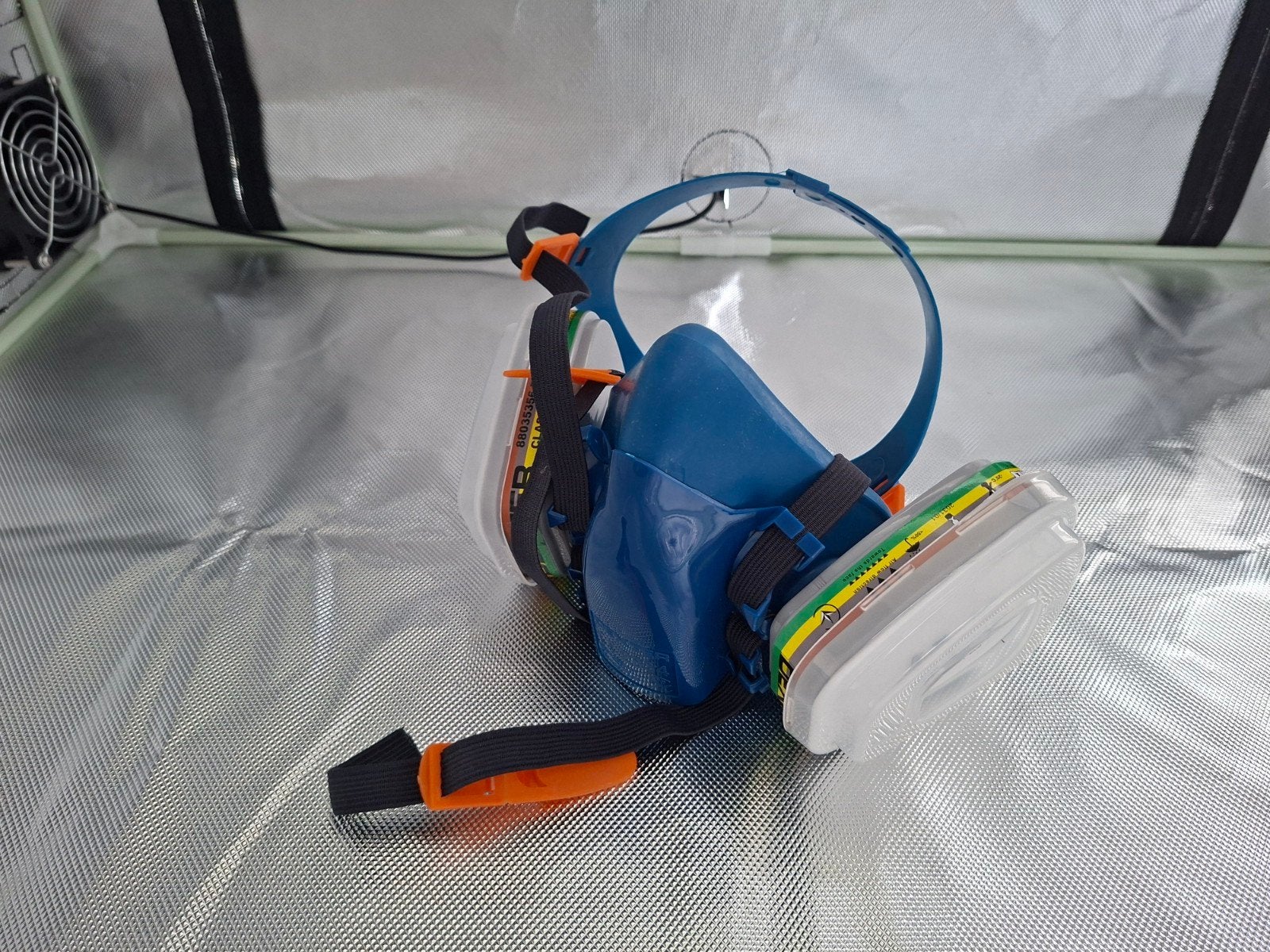 Halfgelaatsmasker Dexter met ABEK1 filters, Doe-het-zelf en Verbouw, Ophalen, Zo goed als nieuw, Halfgelaatsmaskers