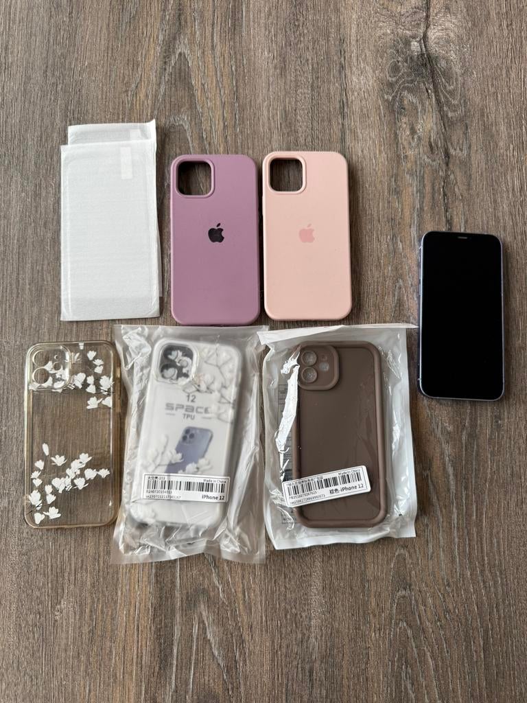 Iphone 12 128gb, 128 GB, Paars, Ophalen of Verzenden, Zo goed als nieuw