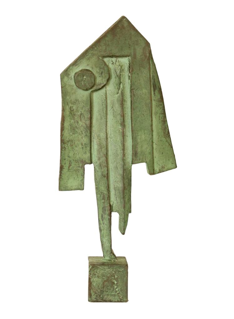 Eric Claus VARIANT BEELD COMMEDIA DELL'ARTE PIERROT, Ophalen of Verzenden, Gepatineerd, Brons, Beeld