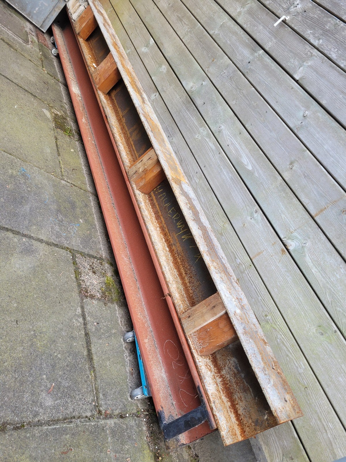 Metalen balken, Ophalen of Verzenden, Gebruikt, IJzer