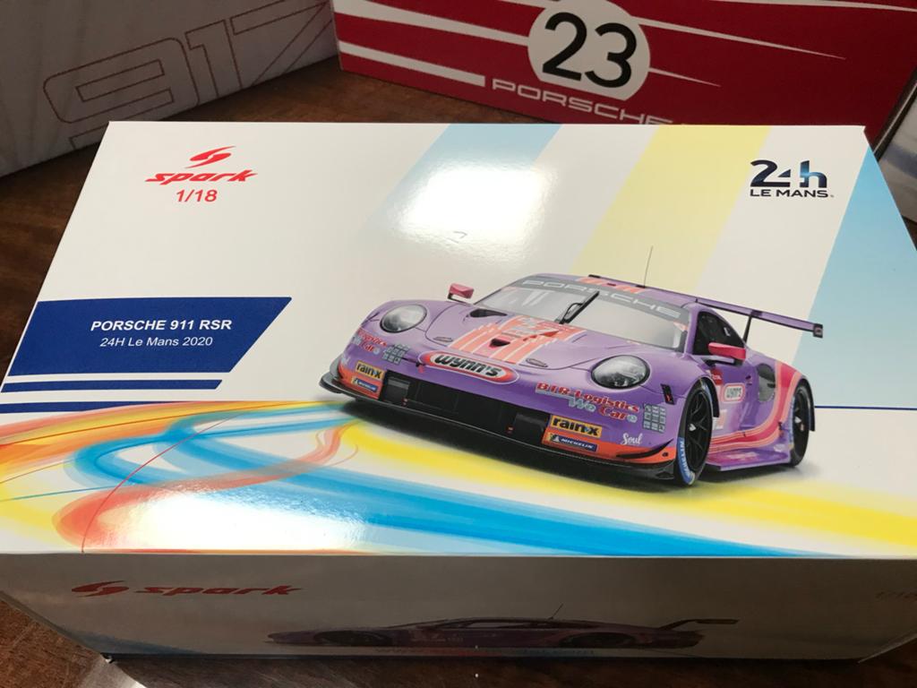 Spark 1:18 Porsche 911 RSR Le Mans Bleekemolen, Ophalen of Verzenden, Nieuw, Auto, Overige merken