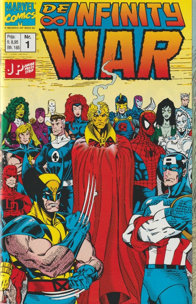 De Infinity War #1 - Junior Press 1993 - Jim Starlin, Boeken, Eén comic, Jim Starlin, Europa, Ophalen of Verzenden