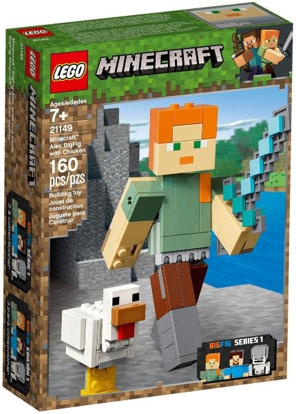 Lego Minecraft set 21149 BigFig Alex met kip, Minecraft, Lego, Nieuw, Ophalen of Verzenden