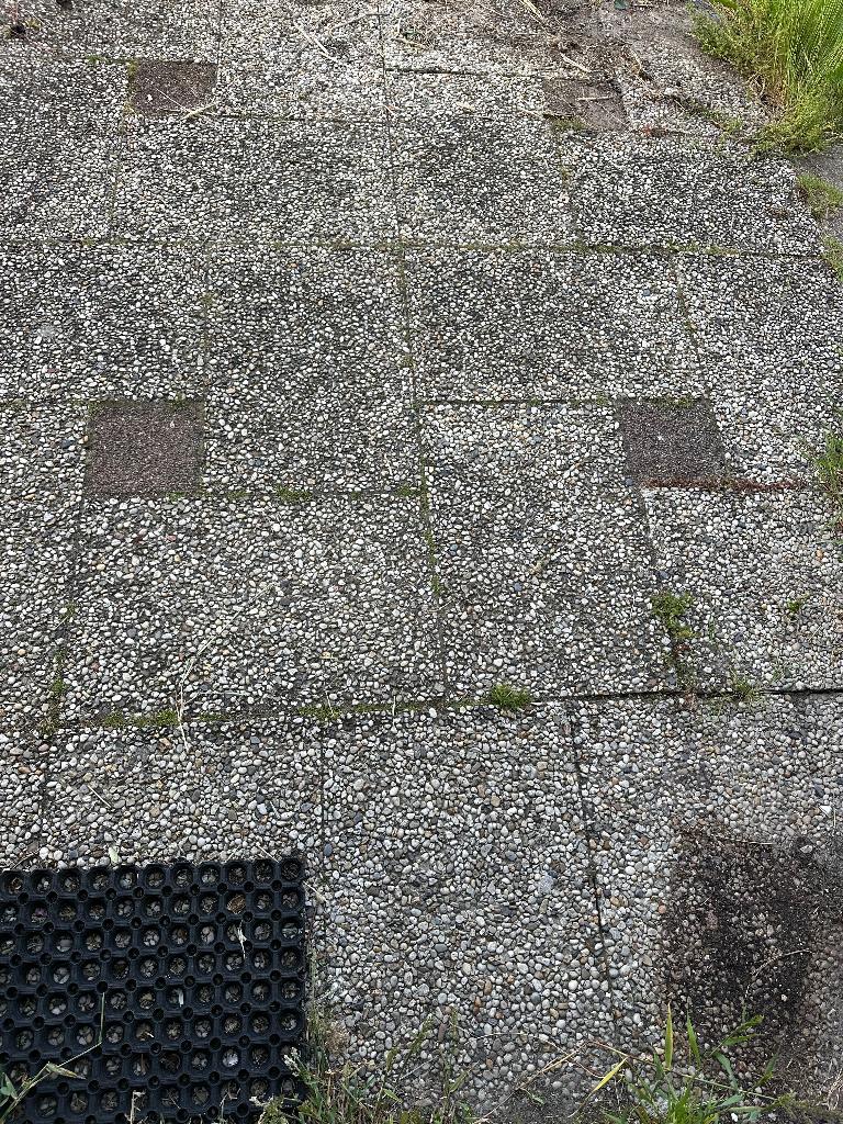 Grindtegels 60x40 gratis, Tuin en Terras, Tegels en Klinkers, Ophalen, Gebruikt, 10 m² of meer, Beton