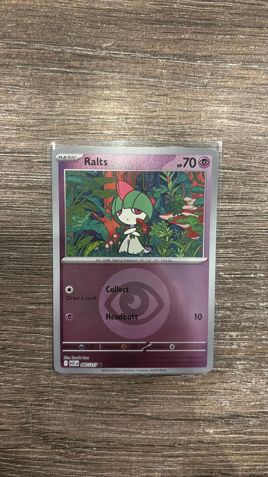 ASC Ralts 087/217 Energy Reverse holo, Hobby en Vrije tijd, Verzamelkaartspellen | Pokémon, Ophalen of Verzenden, Zo goed als nieuw