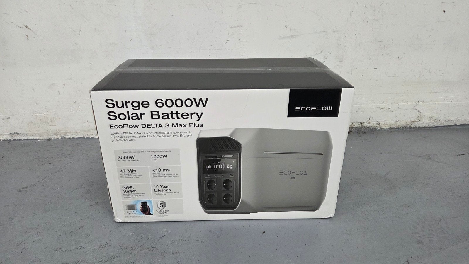 EcoFlow DELTA 3 Max Plus Draagbare Power Station, Caravans en Kamperen, Ophalen of Verzenden, Nieuw