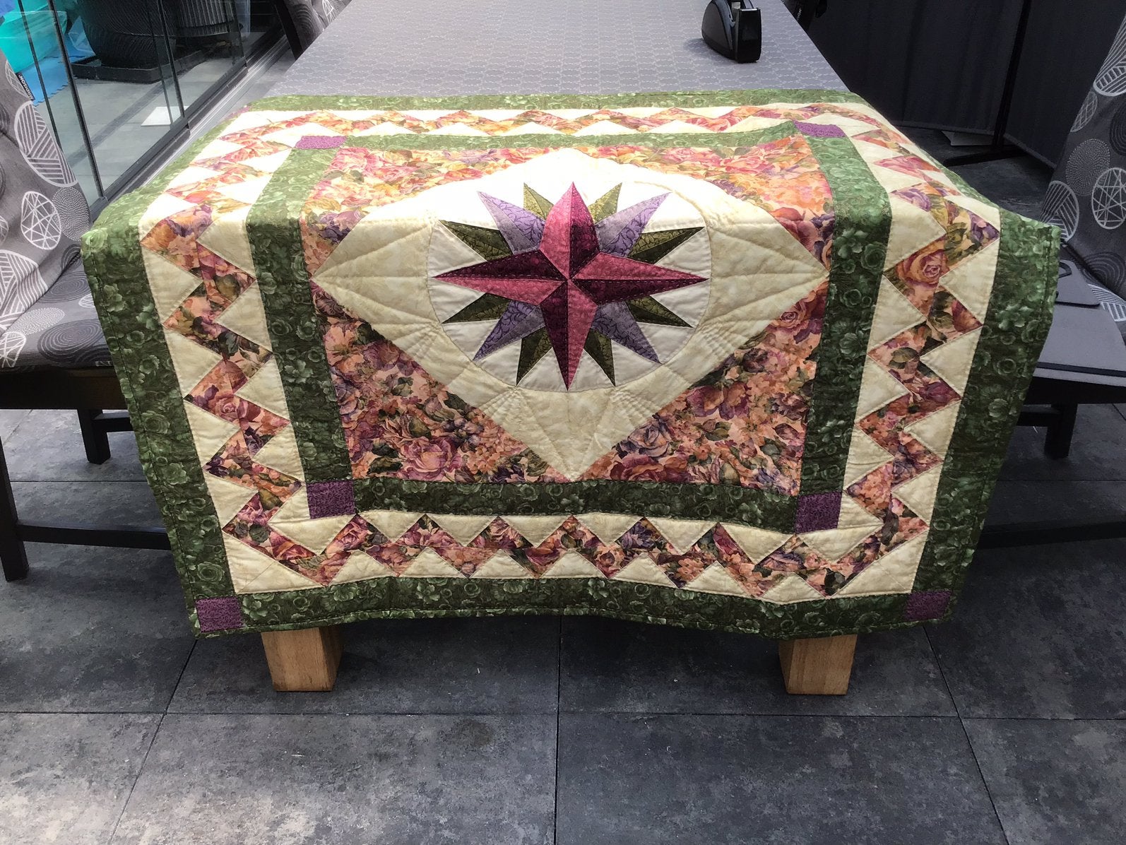 Quilt  113x113 cm, Ophalen, Overige kleuren, Zo goed als nieuw, 30 tot 120 cm