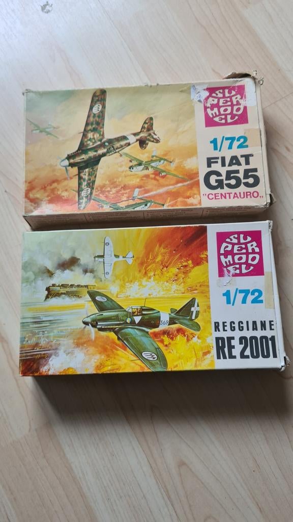 Italiaanse vliegtuigen WWII., Ophalen of Verzenden, 1:72 tot 1:144, Overige merken