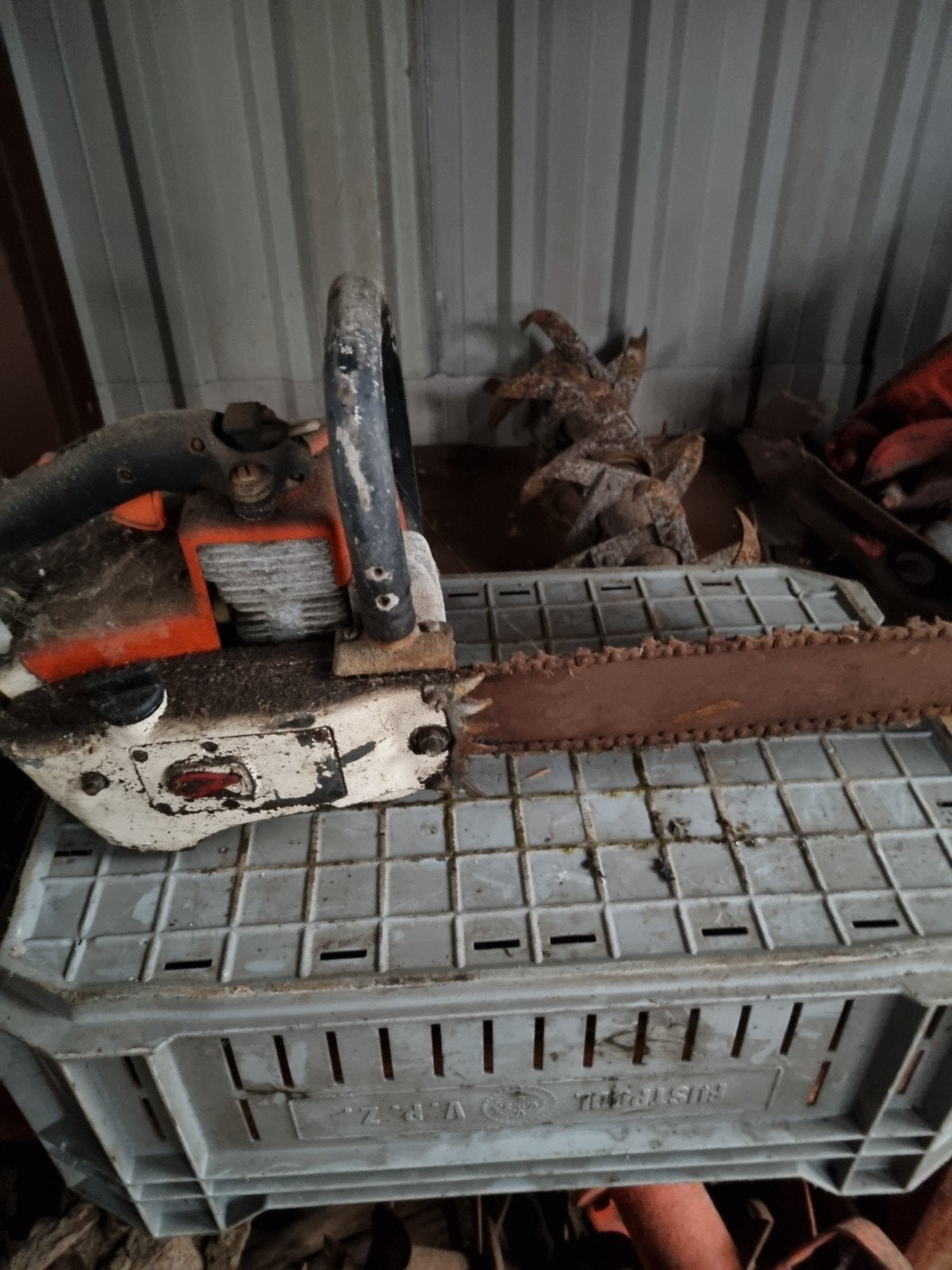 stihl husqvarna dolmar kettingzaag, Ophalen, Gebruikt, Overige metalen