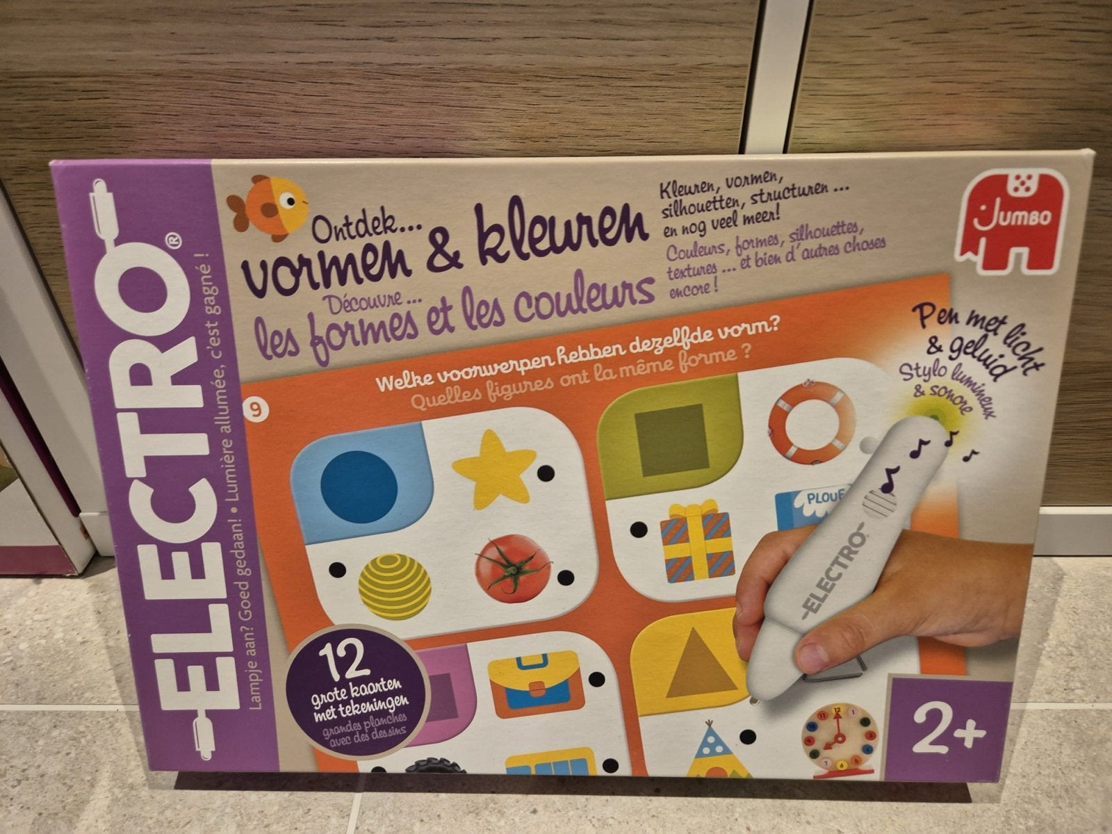 Jumbo Electro Ontdek Vormen & Kleuren Educatief Spel, Ophalen of Verzenden, Gebruikt, Taal en Lezen, Met licht