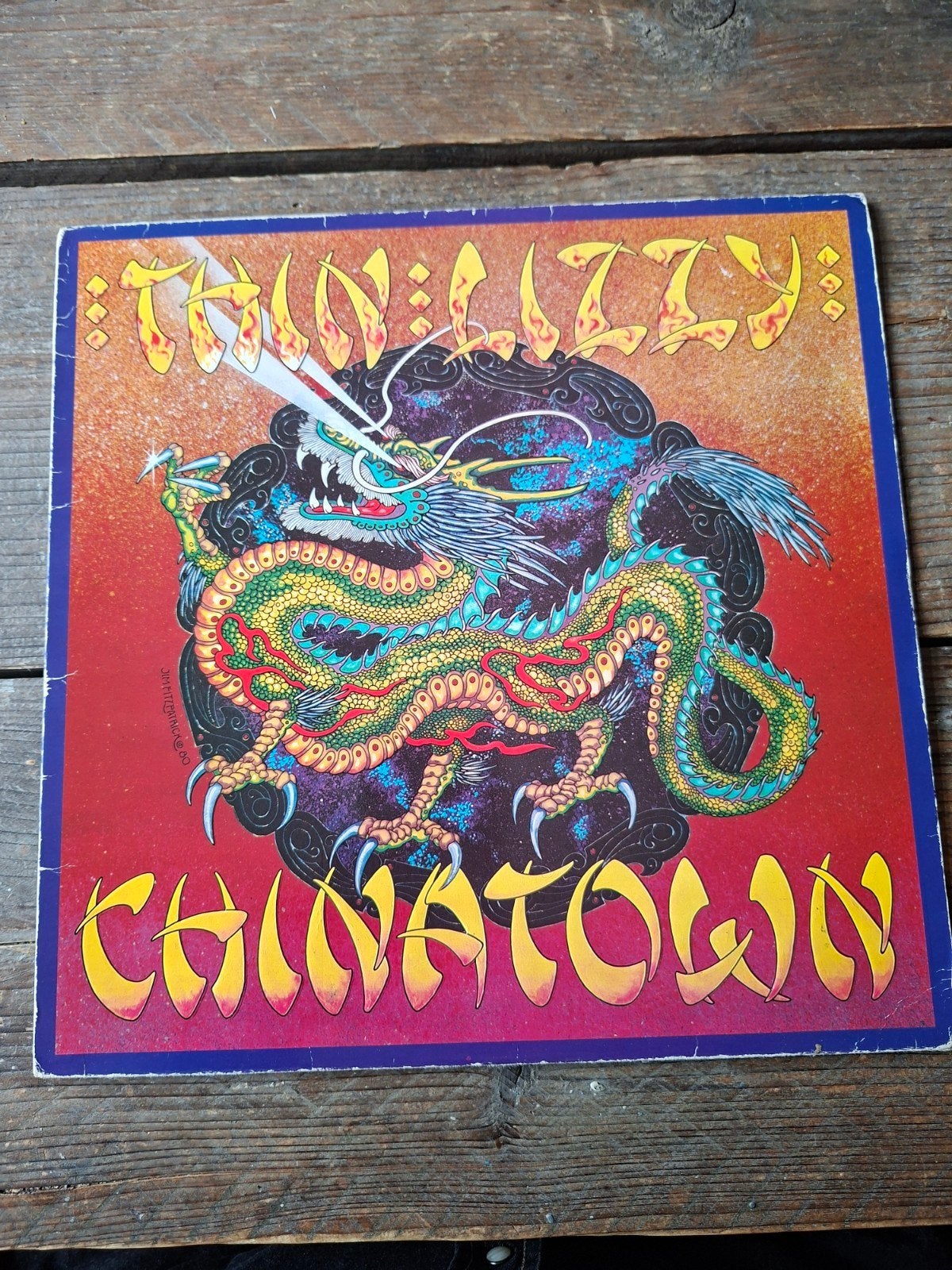 Thin Lizzy - Chinatown LP (1980) Vertigo Records, Cd's en Dvd's, Vinyl | Rock, LP, Gebruikt, Hard Rock, Originele persing
