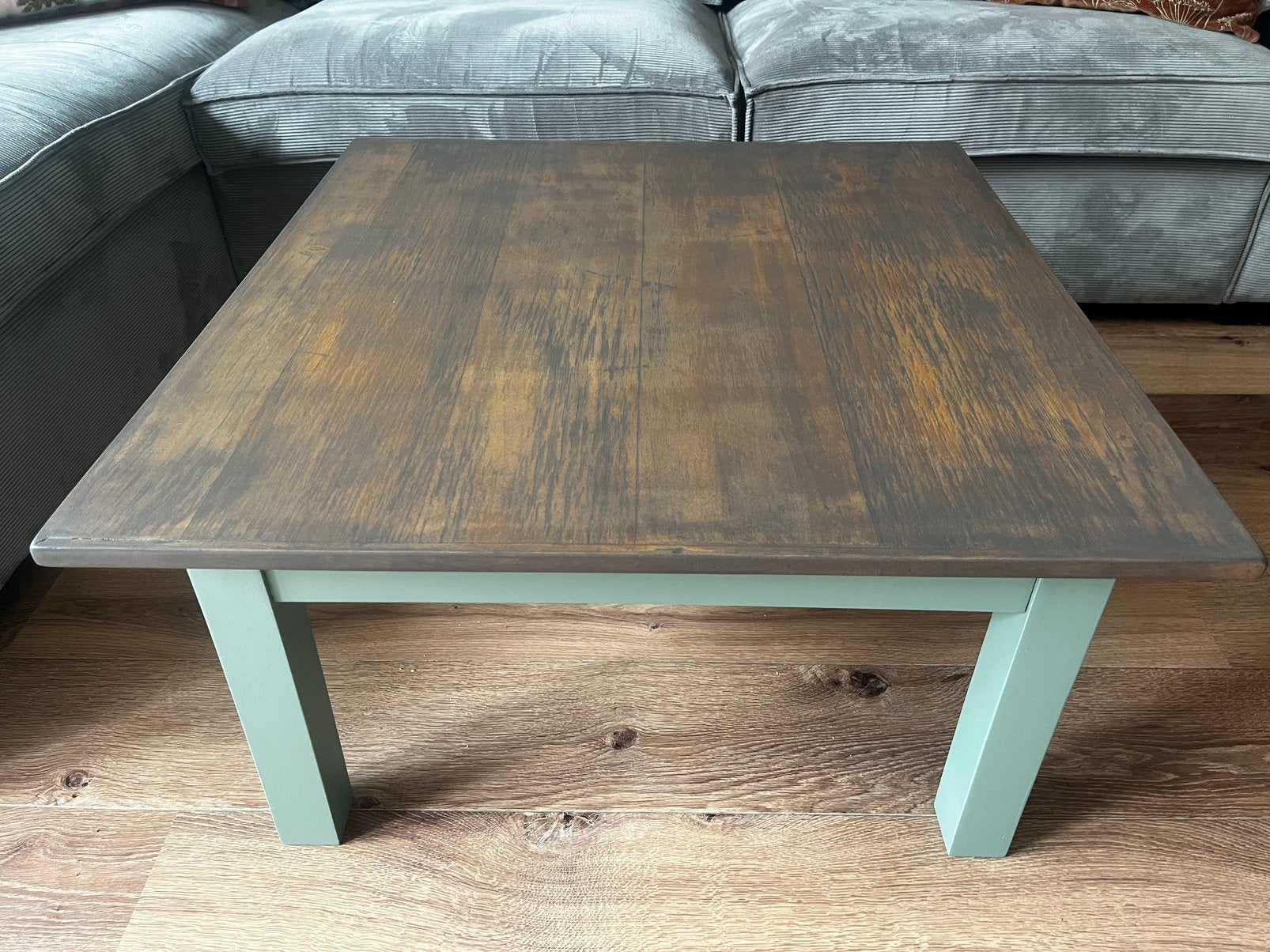 Salontafel vierkant 80x80x42cm, Ophalen, Gebruikt, 50 tot 100 cm, Vierkant