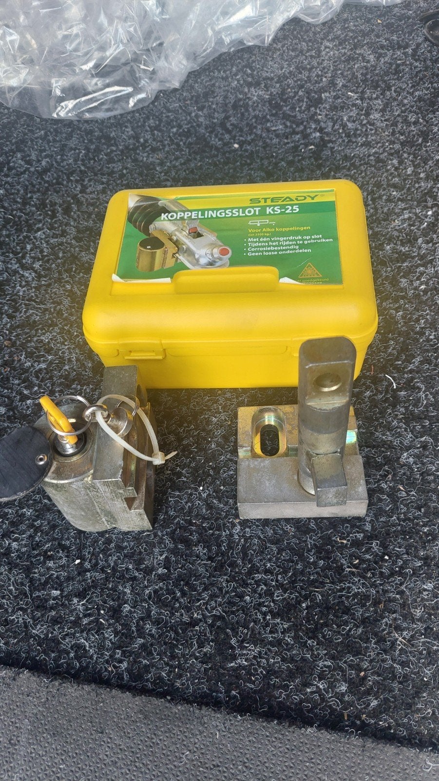 Steady KS-25 SCM Koppelingsslot voor AL-KO koppelingen, Ophalen of Verzenden, Gebruikt