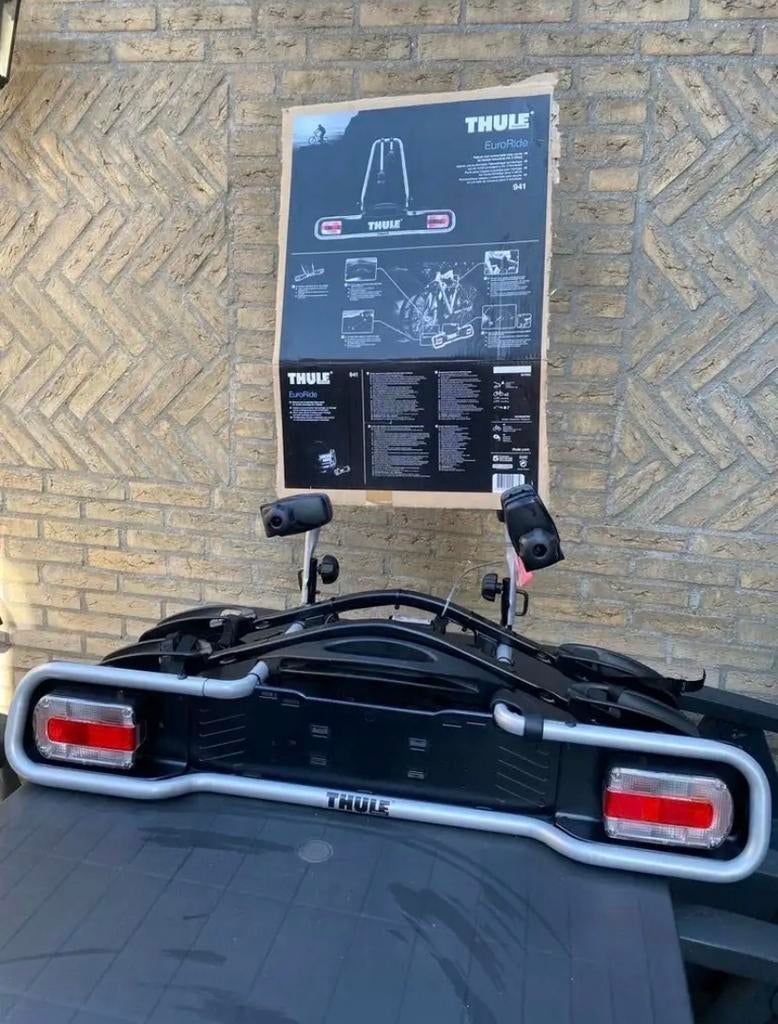 Thule EuroRide 941 fietsendrager - Nieuwstaat!, Auto diversen, Fietsendragers, Zo goed als nieuw, Trekhaakdrager, 2 fietsen, Ophalen of Verzenden