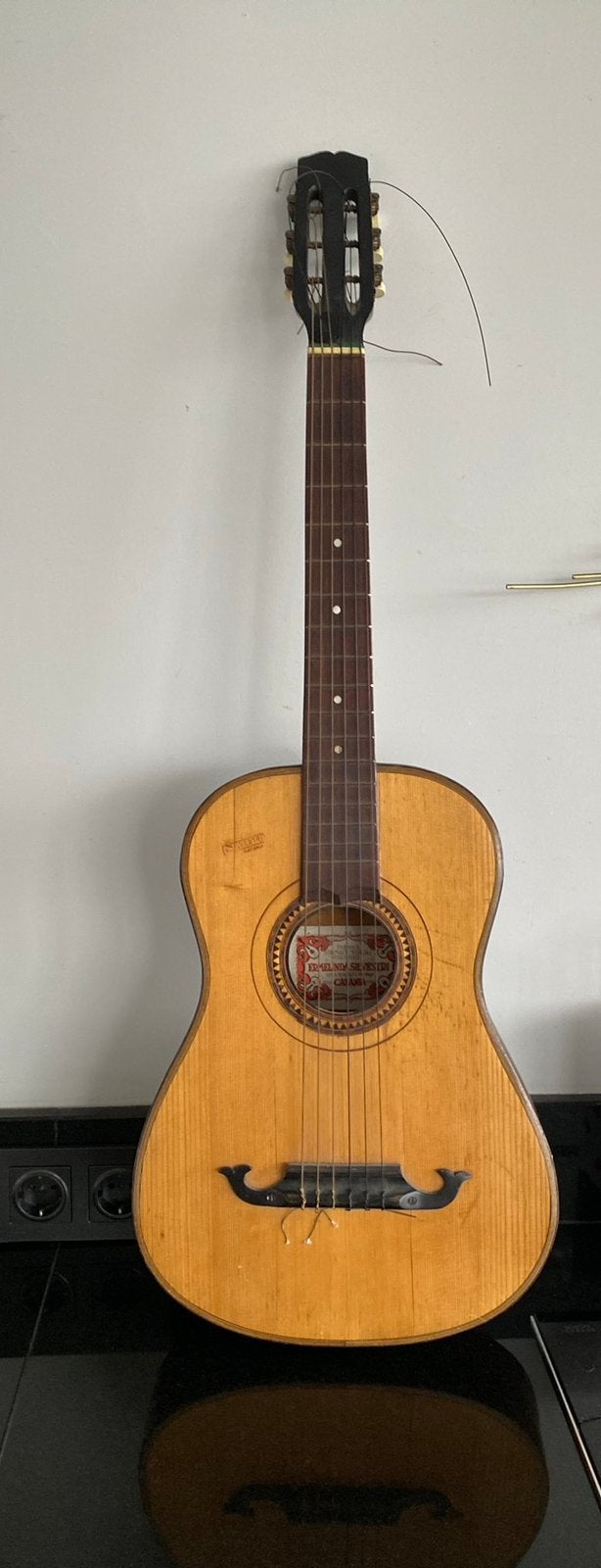 Gitaar. akoestische. Italiaans. Ermelinda silvestri, Ophalen of Verzenden, Zo goed als nieuw