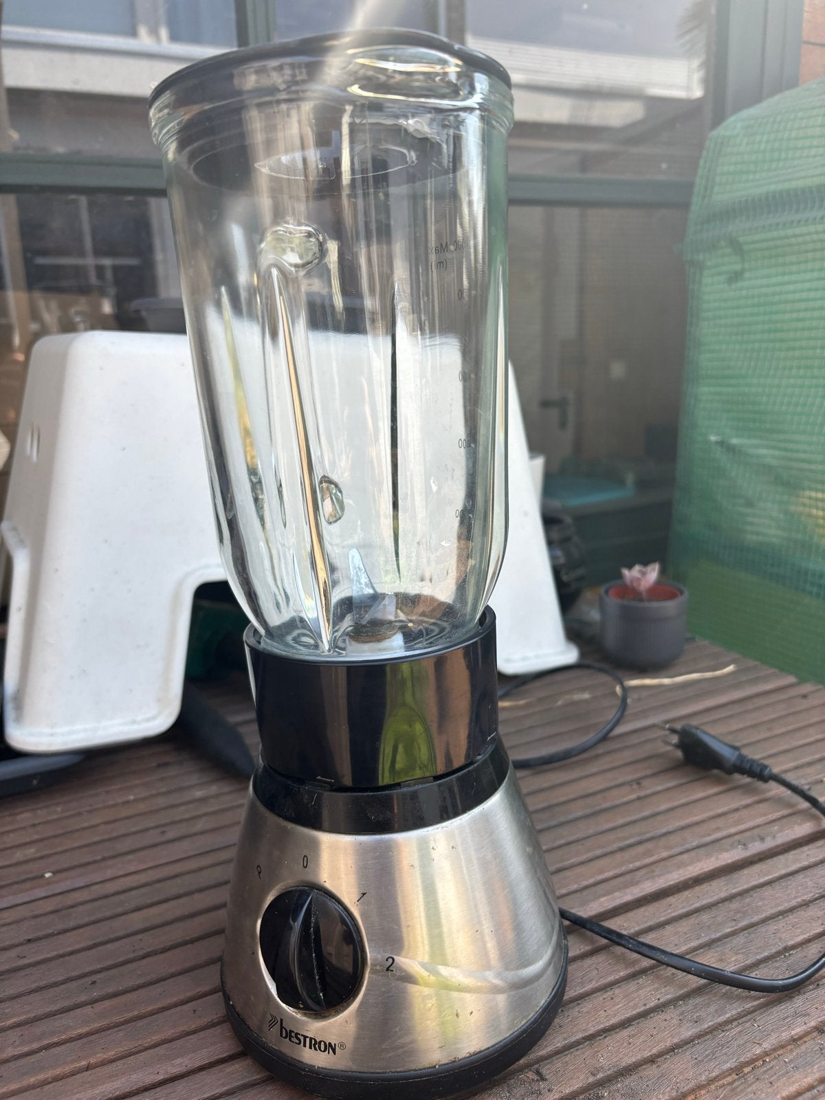 Blender met Glazen Kan, Ophalen of Verzenden, Gebruikt, Blender