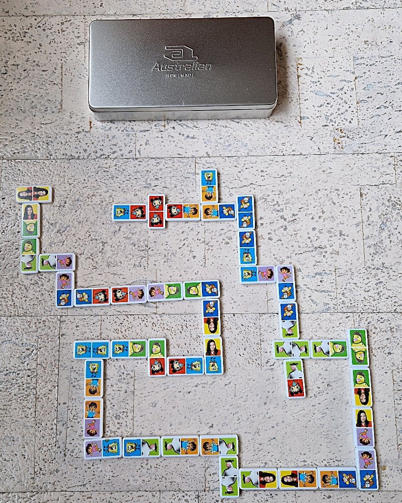 Domino spel - 42 stenen, Ophalen of Verzenden, Nieuw, Nickelodeon