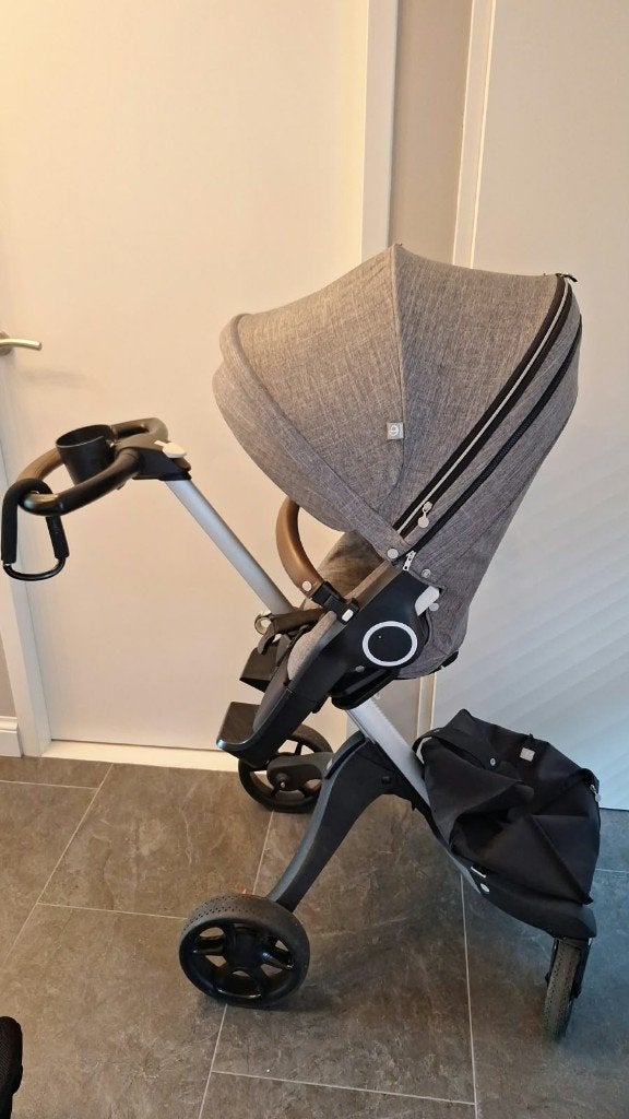 Stokke kinderwagen Xplory V6, Gebruikt, Combiwagen, Verstelbare duwstang, Ophalen