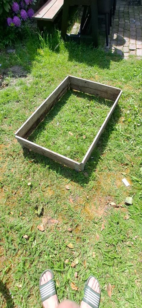 4 palletranden te koop - Ideaal voor moestuin of bloembak, Tuin en Terras, Bloembakken en Plantenbakken, Ophalen of Verzenden