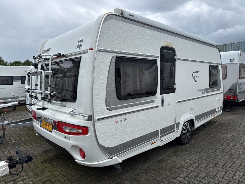 Fendt Bianco Selection 445 TFB Mover/Luifel/Fietsdrager, Caravans en Kamperen, Rondzit, Bedrijf, Schokbreker, Overige typen