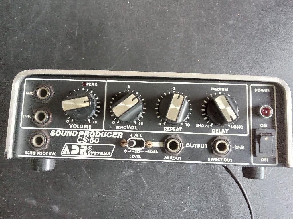 zeldzame analoge echo ADR systems Soundproducer CS-50, Ophalen of Verzenden, Gebruikt, Delay of Echo