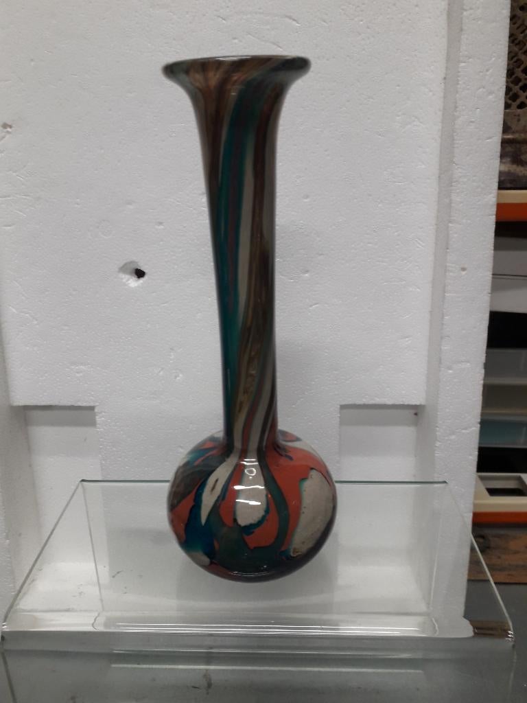 PRACHTIGE GLAZEN MURANO VAAS in goede staat voor 10 euro, Ophalen of Verzenden