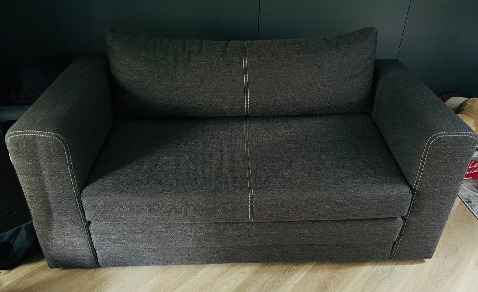 IKEA ASKEBY 2-zits slaapbank in goede staat, Ophalen, Tweepersoons, Zo goed als nieuw, Overige maten
