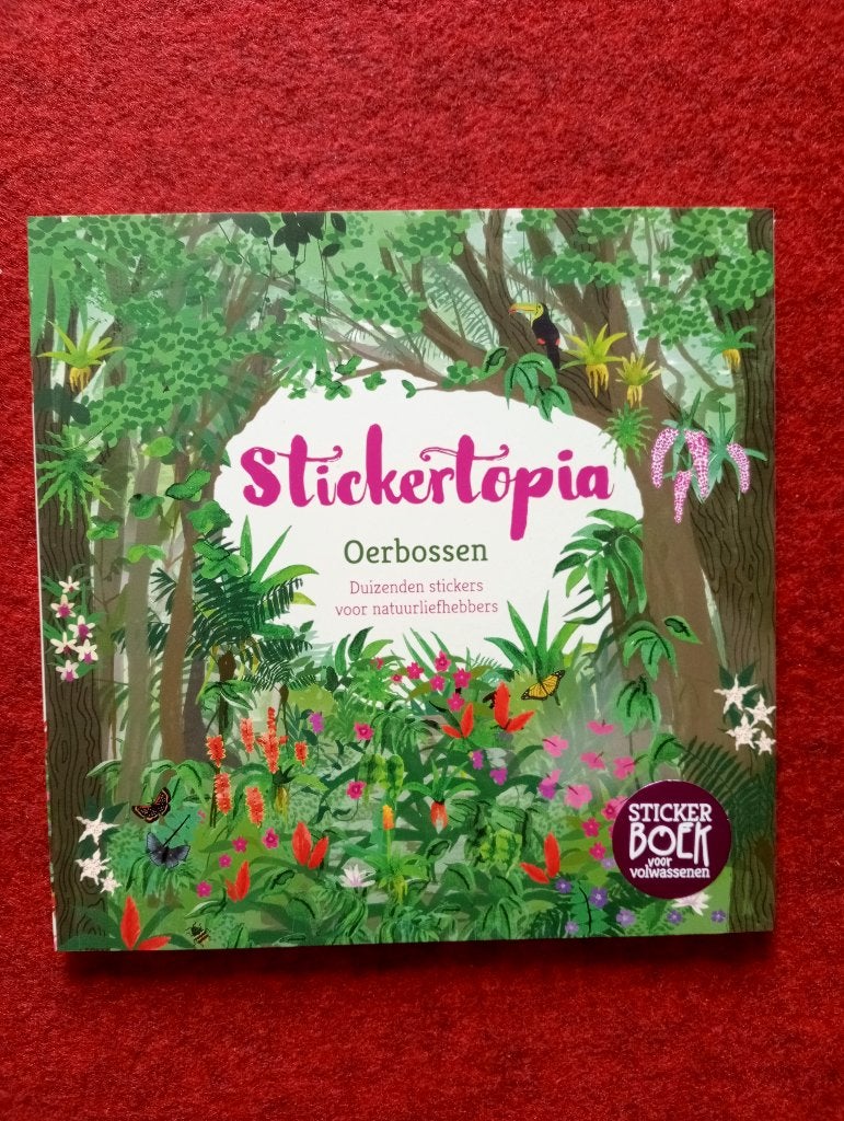 Te koop Stickertopia stickerboek voor volwassenen, Ophalen of Verzenden, Nieuw