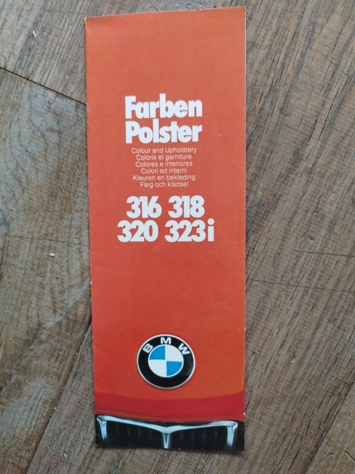BMW 316 318 320 323i Kleuren en Bekleding Brochure 1983, Boeken, Ophalen of Verzenden, Zo goed als nieuw, BMW, BMW