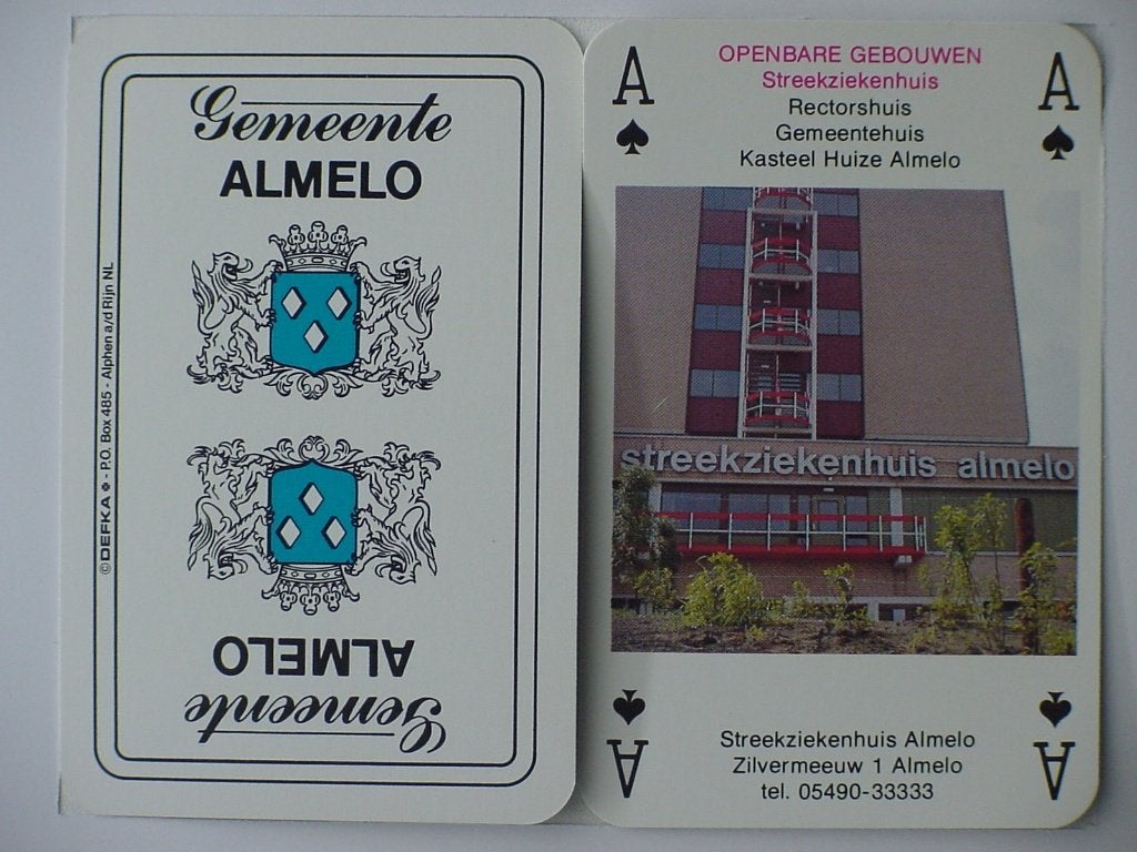 Kaart- en Kwartetspel Almelo Wit, Verzamelen, Ophalen of Verzenden, Nieuw, Kwartet(ten)