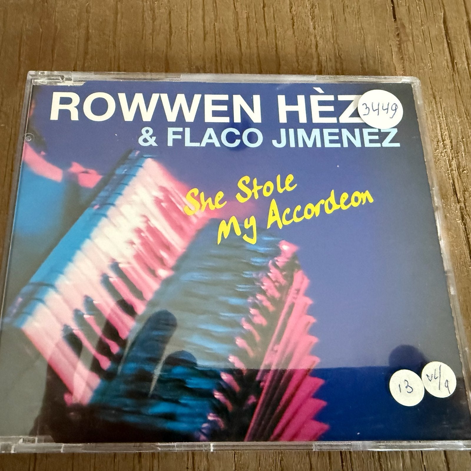 Rowwen Hèze & Flaco Jimenez - She Stole My Accordion CD, Gebruikt, EP, Ophalen of Verzenden, Folk