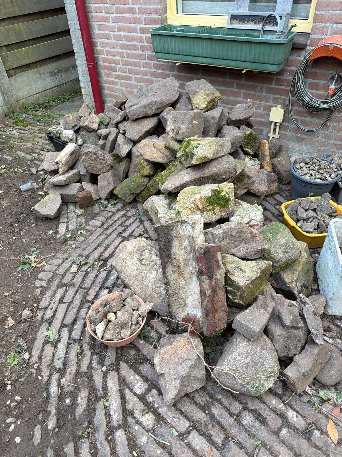 Diverse Tuin Sierstenen - Natuurlijke Decoratie, Overige materialen, Gebruikt, Ophalen of Verzenden, Kei