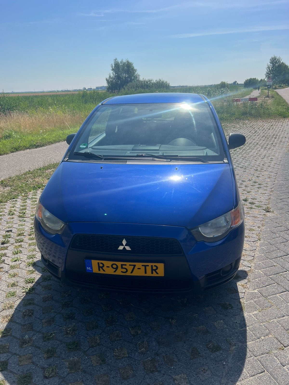 Mitsubishi Colt 1.3 Mivec CZ3 2010 Blauw, Voorwielaandrijving, Stof, Blauw, Colt