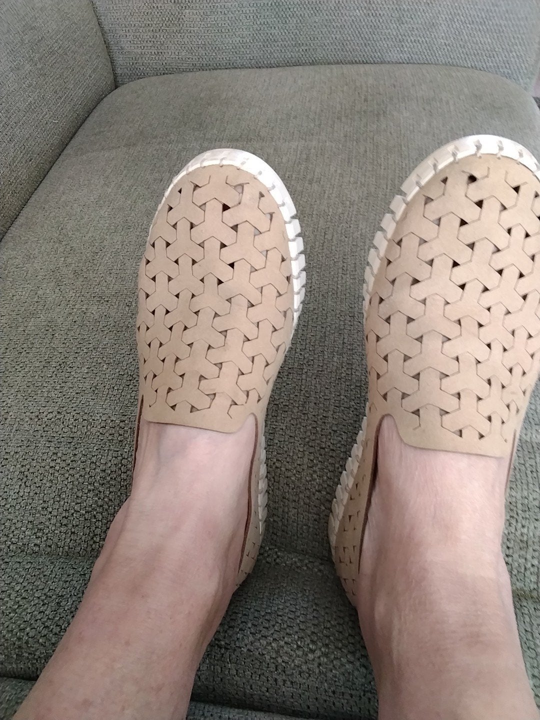 Leuke beige schoenen maat 39, Ophalen of Verzenden, Zo goed als nieuw, Instappers, Beige