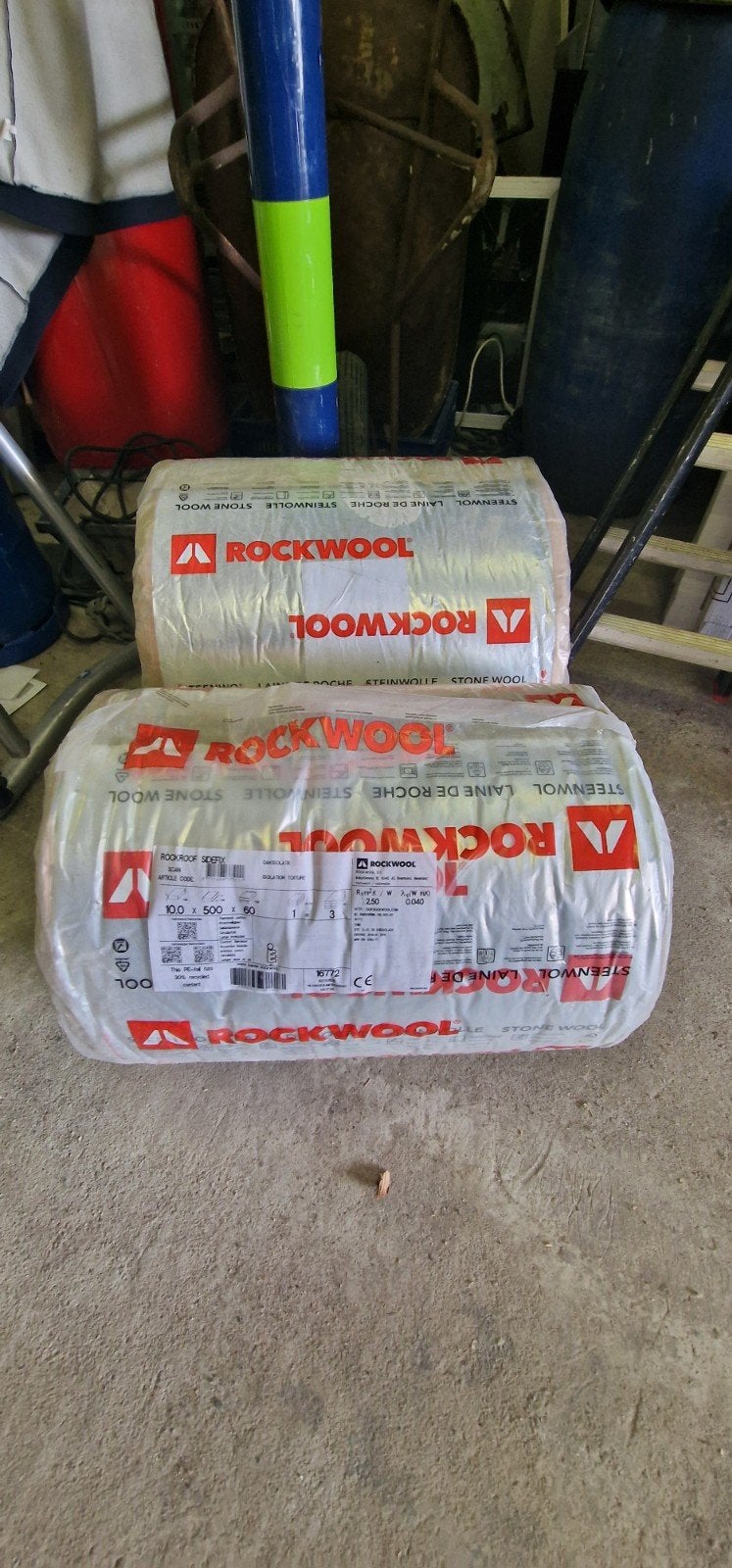 Rockwool Rockroof Sidefix Dakisolatie Steenwol 10cm, Nieuw, Steenwol, 5 tot 10 m², 8 tot 12 cm