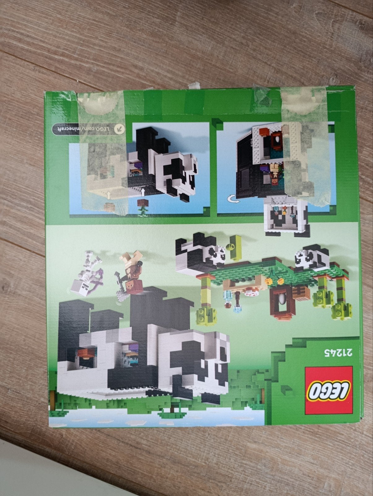 LEGO Minecraft De Panda Opvang (21245), Verzenden, Minecraft, Lego, Zo goed als nieuw