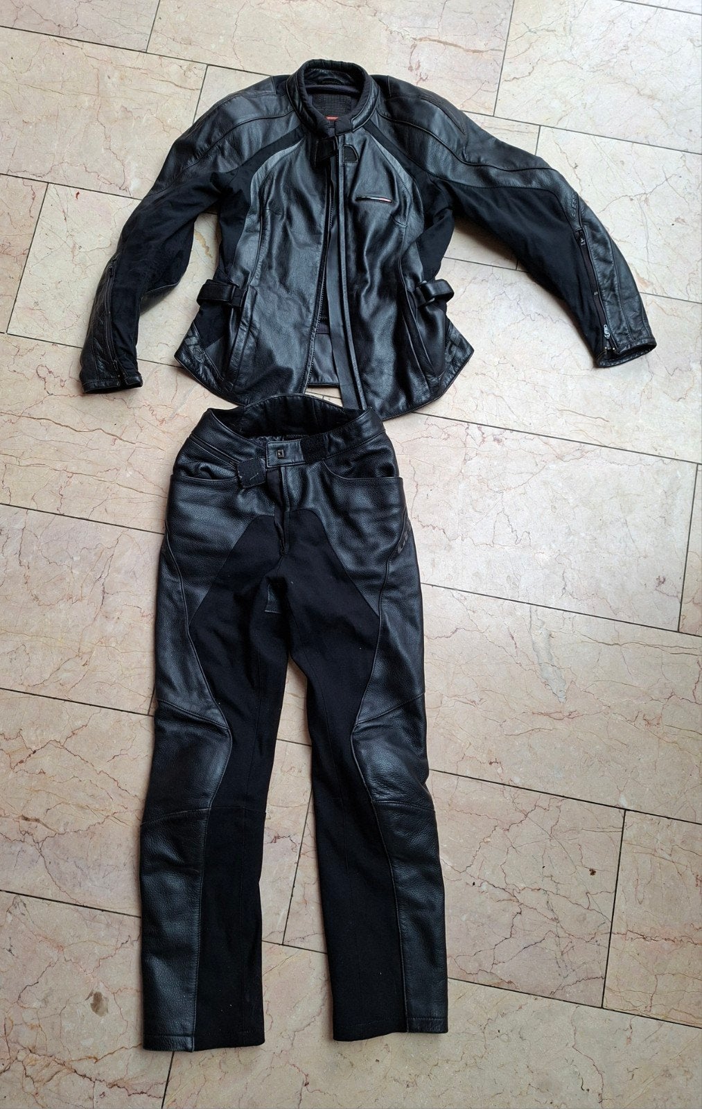 Motorpak leer/textiel - GRID - Maat 40, Combipak, Ophalen of Verzenden, GRID, Dames