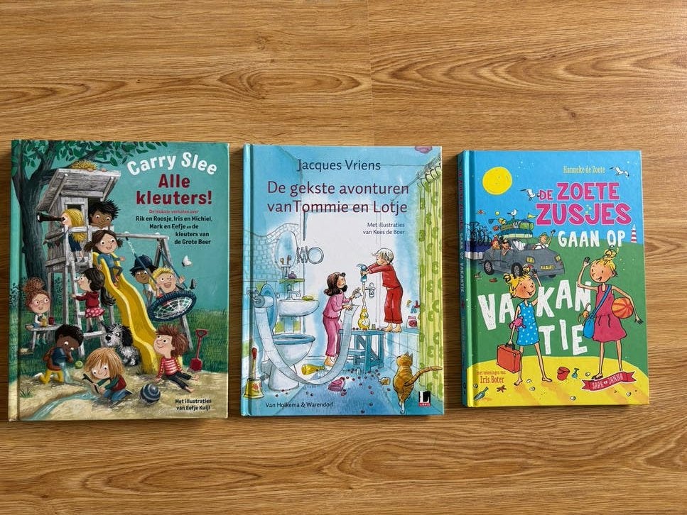 3 Kinderboeken: Carry Slee, Jacques Vriens, De Zoete Zusjes, Fictie algemeen, Jongen of Meisje, Ophalen of Verzenden, Zo goed als nieuw