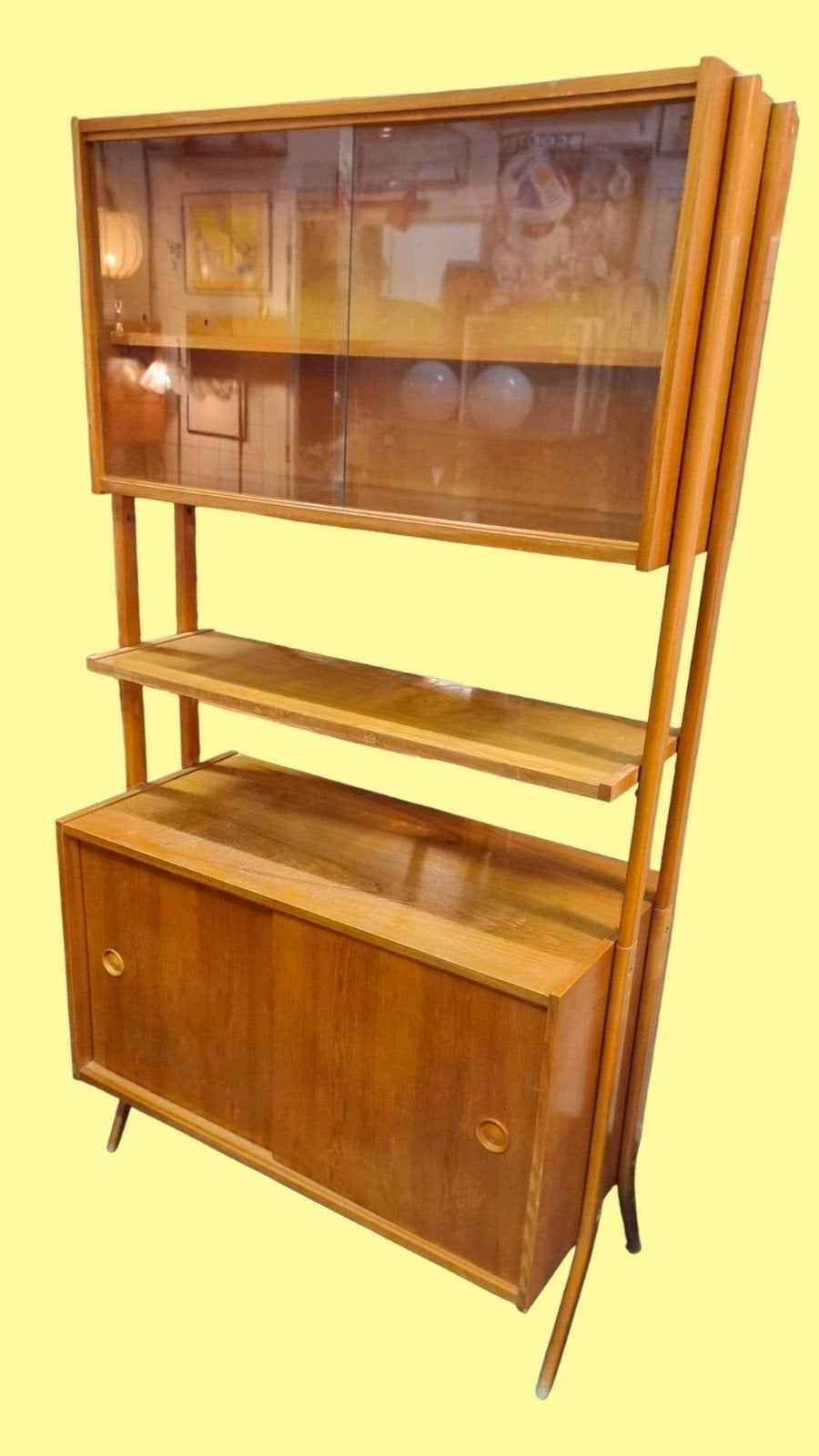 vintage wandmeubel jaren 60 monti 300, ,, Zo goed als nieuw, ,, Minder dan 100 cm