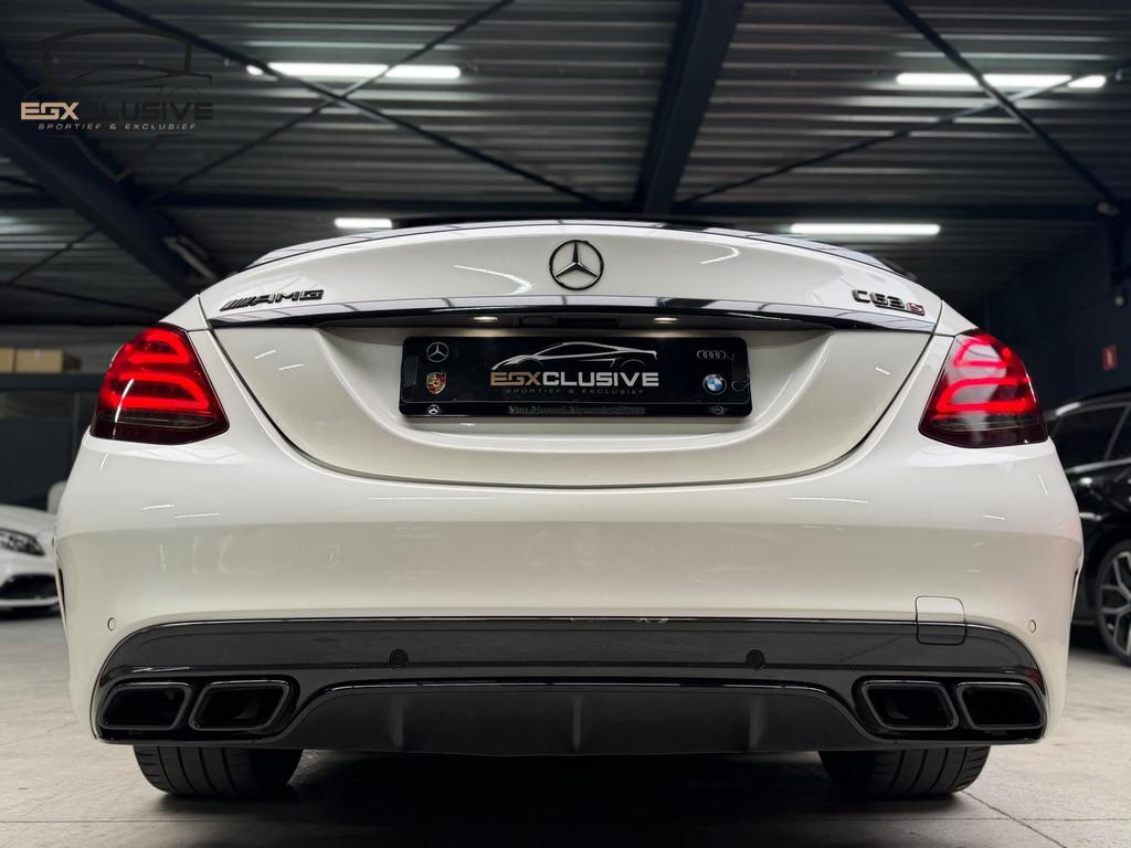 Mercedes-Benz C63 S AMG Pano/Ceramic/Carbon/Burmester/360, Auto's, Automaat, Achterwielaandrijving, Gebruikt, 510 pk