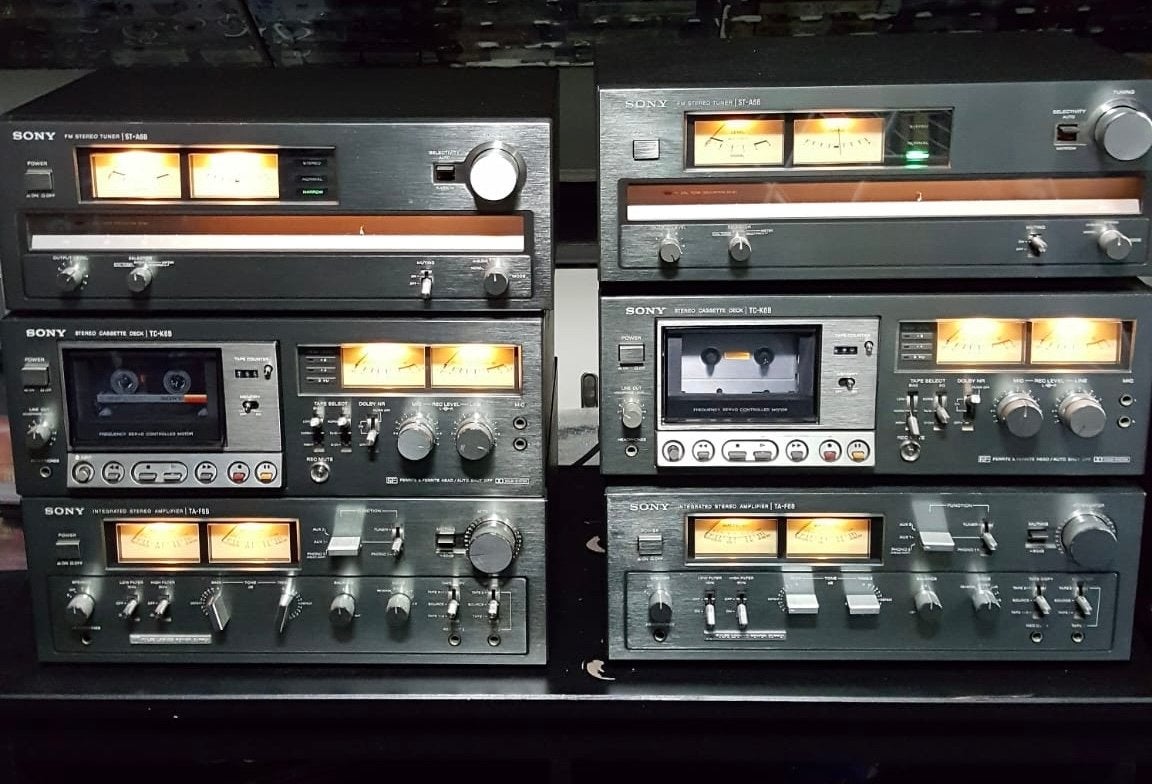 Complete en zeldzame Sony Hifi Set (ST-A6B, TC-KE6, TA-FE6), Cassettedeck, Zo goed als nieuw, Sony, Losse componenten