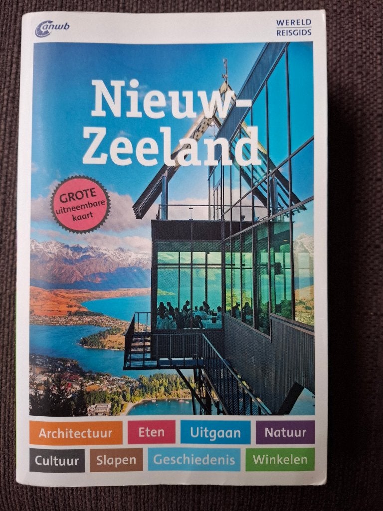 ANWB Wereld Reisgids Nieuw-Zeeland met grote kaart, Boeken, Gelezen, Verzenden, Australië en Nieuw-Zeeland, Reisgids of -boek