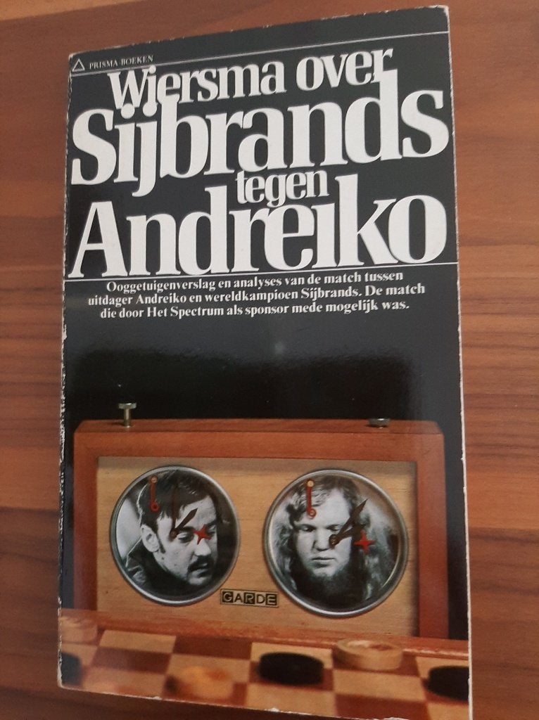 Wiersma over Sijbrands tegen Andreiko - Harm Wiersma, Gelezen, Harm Wiersma, Ophalen of Verzenden, Overige sporten