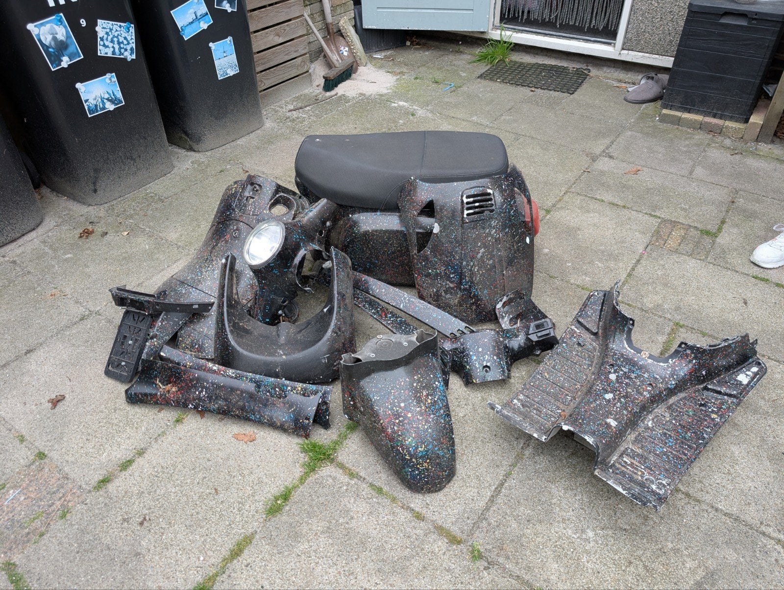 Kappenset scooter, Ophalen, Gebruikt, Kap